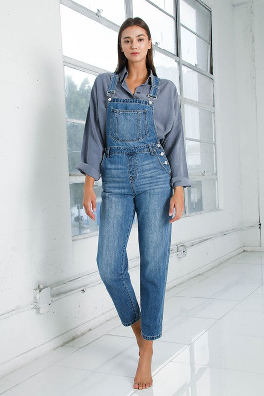 Taryn Denim Overalls