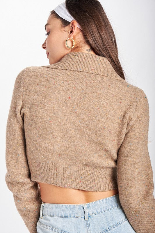 Want You Around Cropped Cardigan