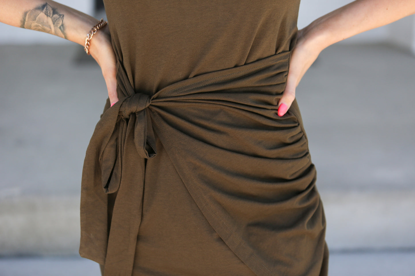 Wrap Tied Dress