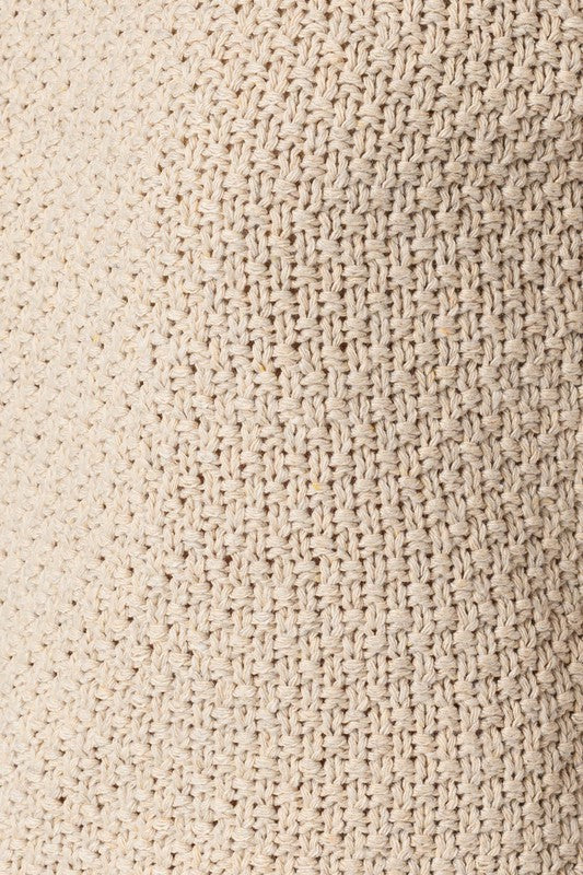 Blake Round Neck Texture Top