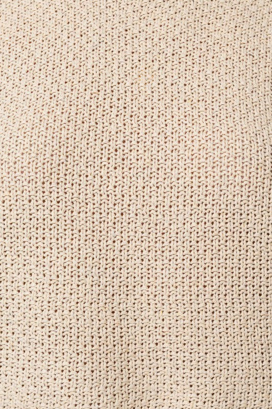 Blake Round Neck Texture Top