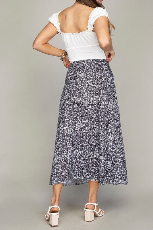 Madeline Floral Midi Skirt