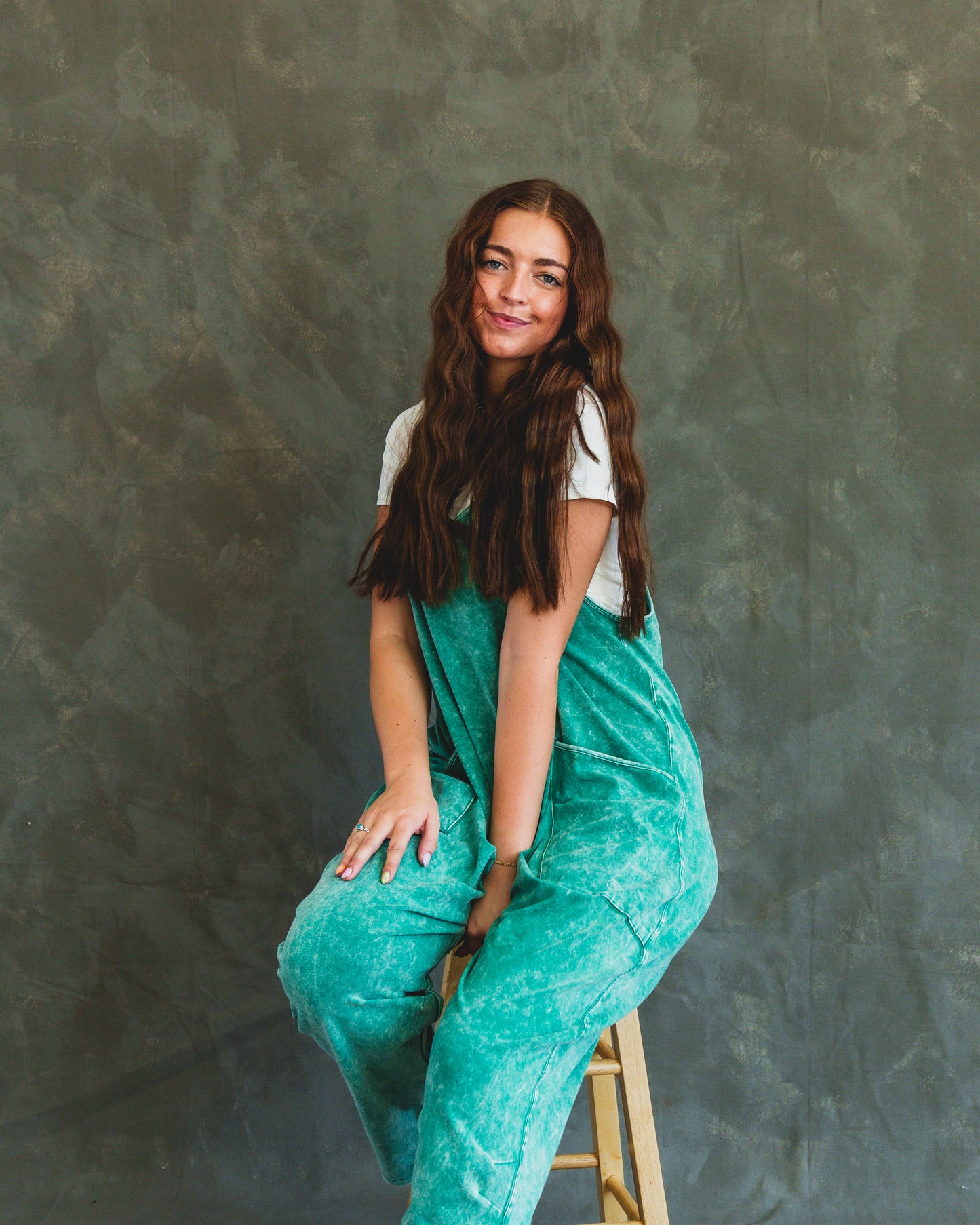 Taylor Acid Wash Jumpsuit