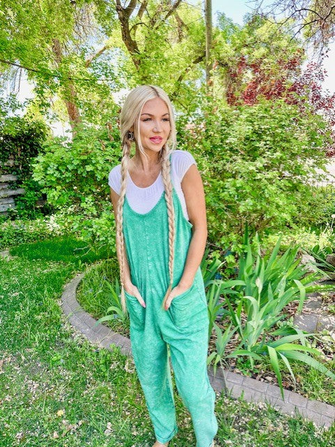 Taylor Acid Wash Jumpsuit
