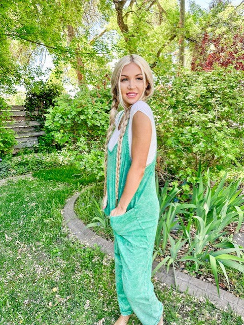 Taylor Acid Wash Jumpsuit