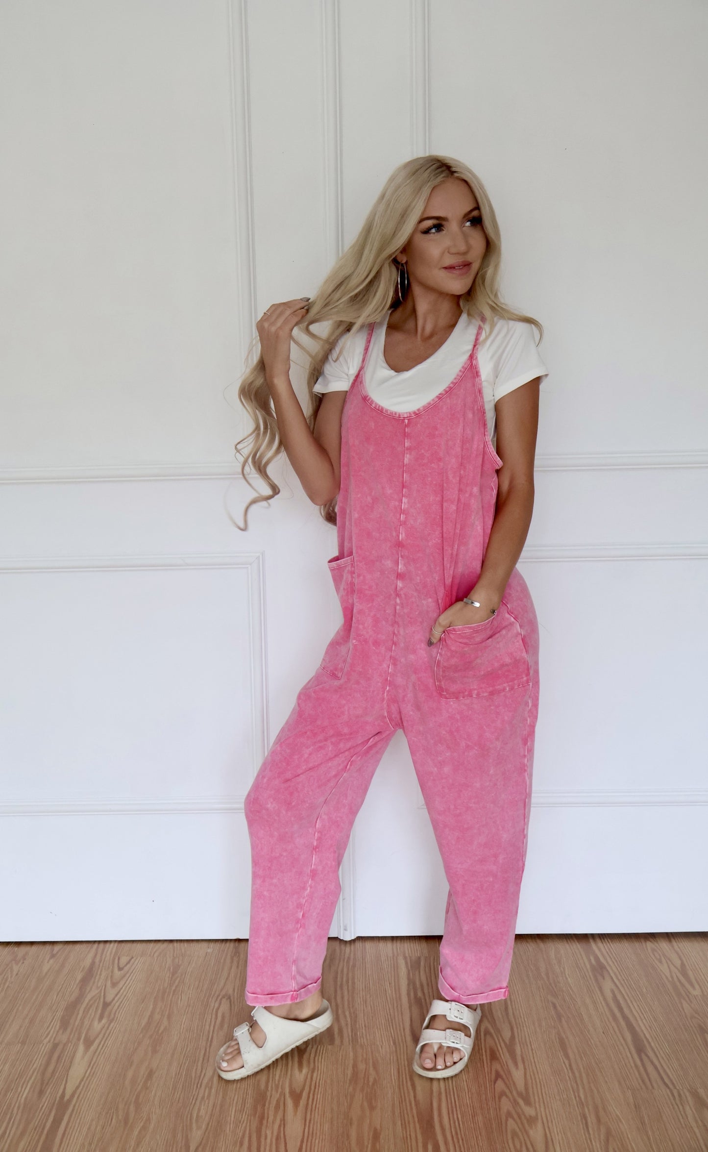 Taylor Acid Wash Jumpsuit