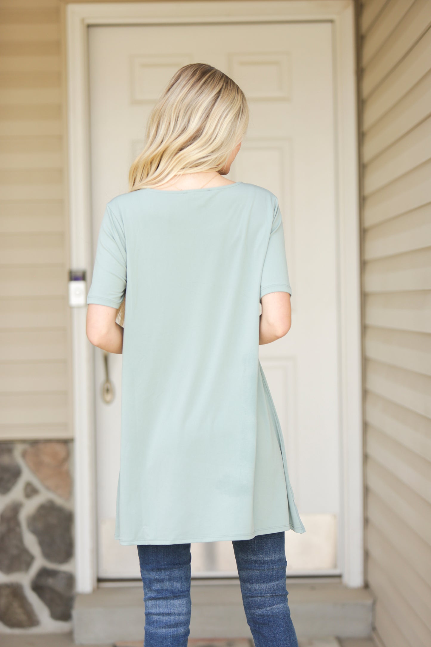 Olivia Overlap Blouse