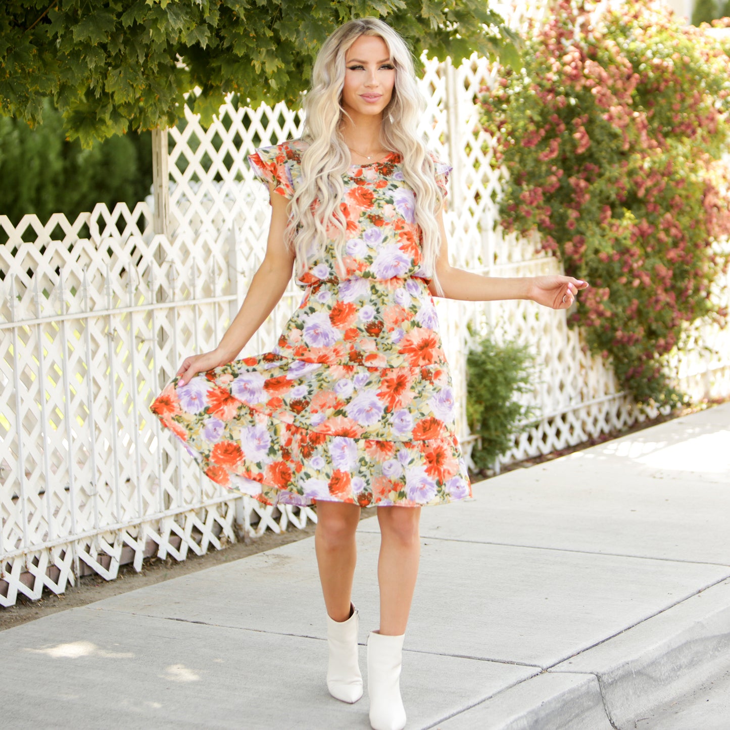 Clara Floral Dress