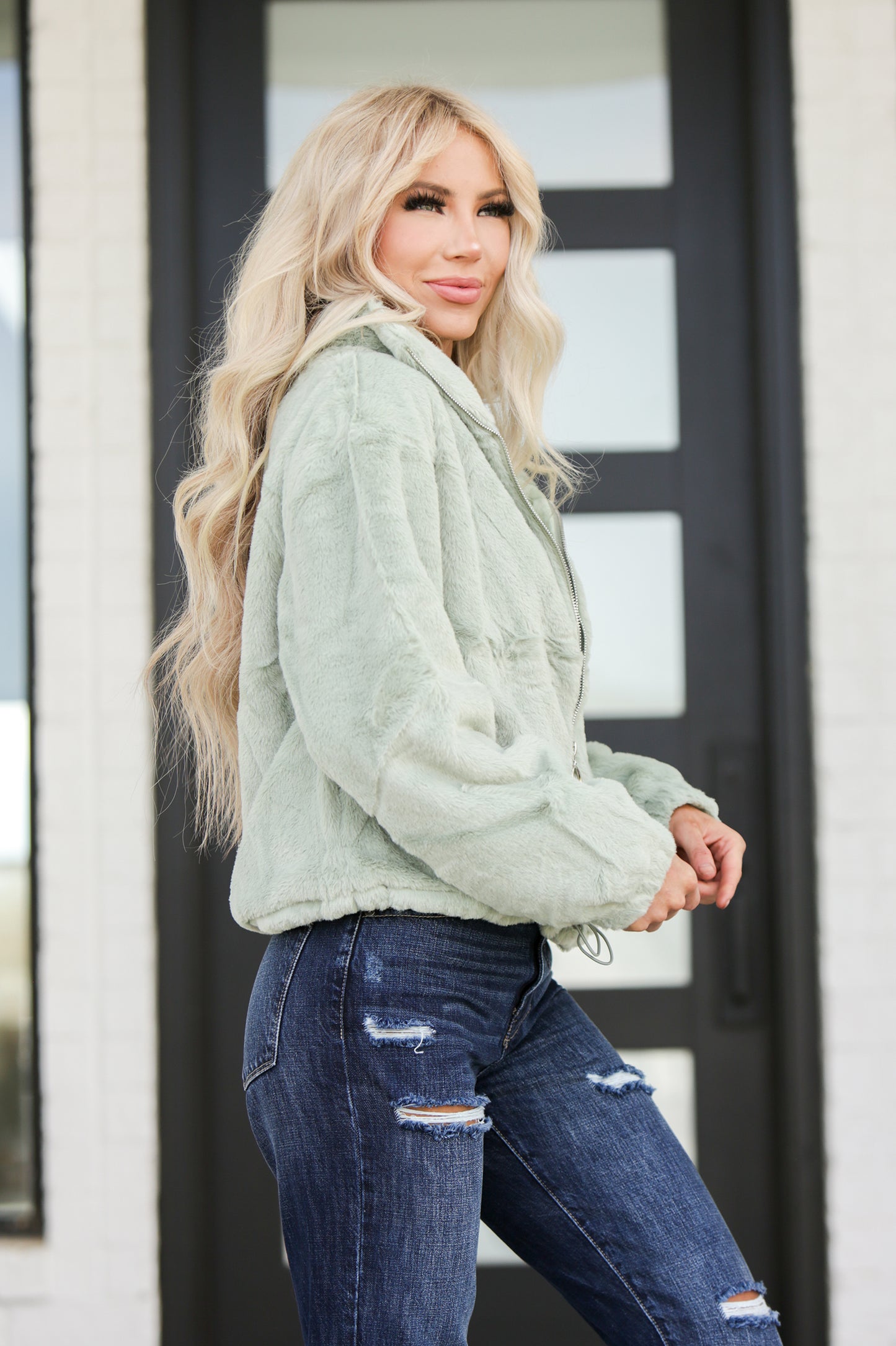 Soft Faux Fur Jacket