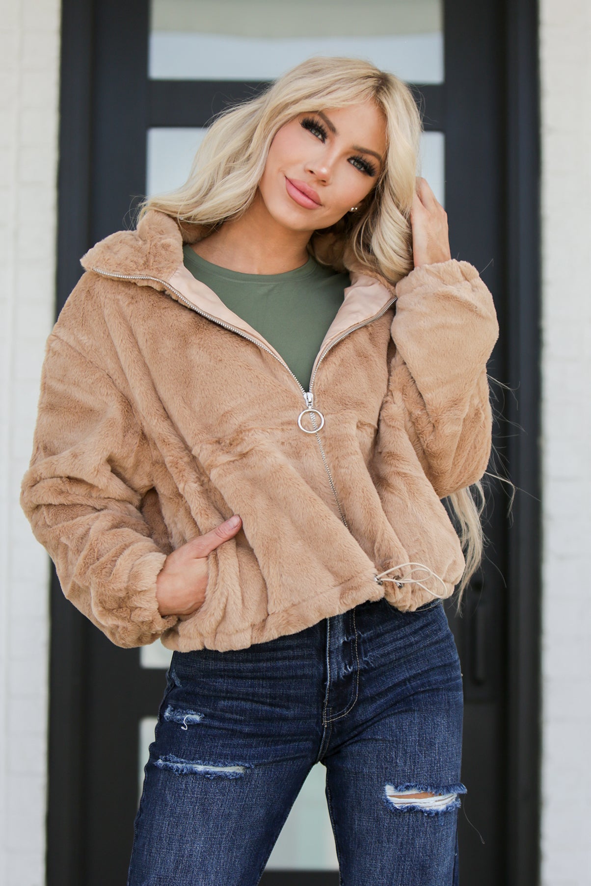 Soft Faux Fur Jacket