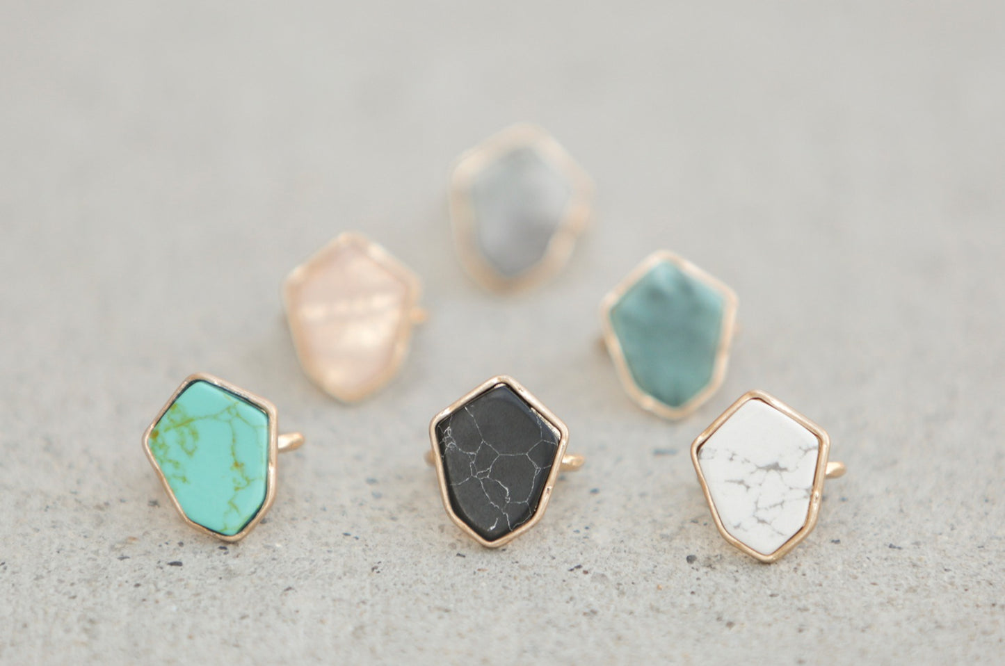 Gold Stone Ring