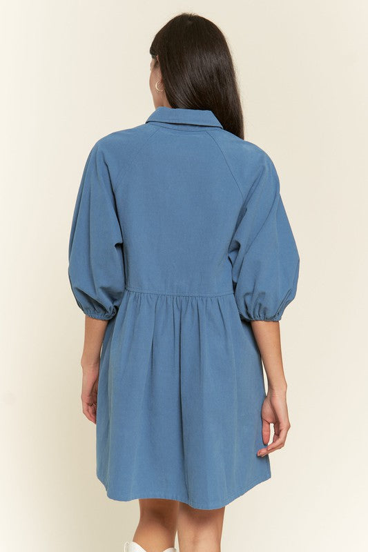 Scarlett Washed Denim Dress