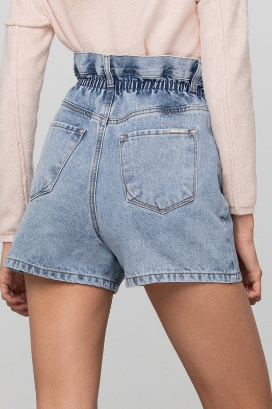 Vera Paperbag Denium Shorts