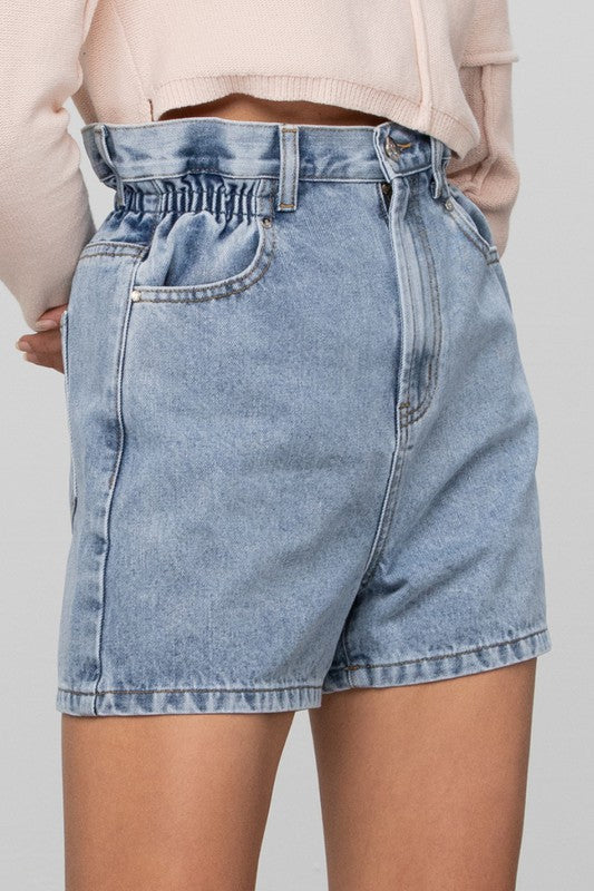 Vera Paperbag Denium Shorts