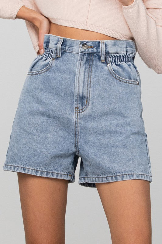 Vera Paperbag Denium Shorts