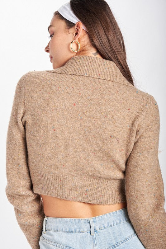 Want You Around Cropped  Cardigan