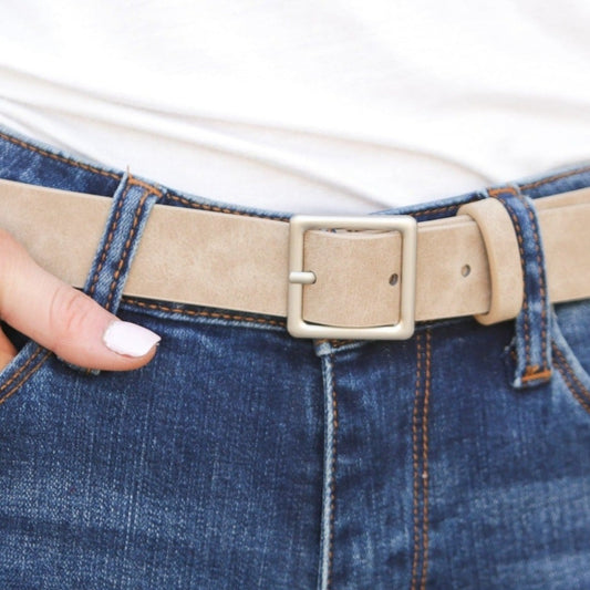 Basic Belt With Square Buckle