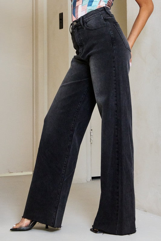 Laura High Waisted Wide Leg Jeans