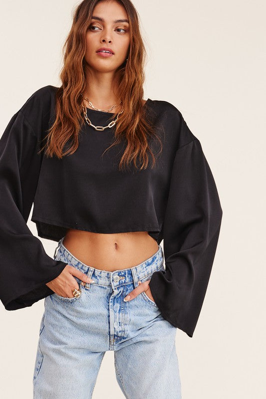Casually Yours Cropped Pullover