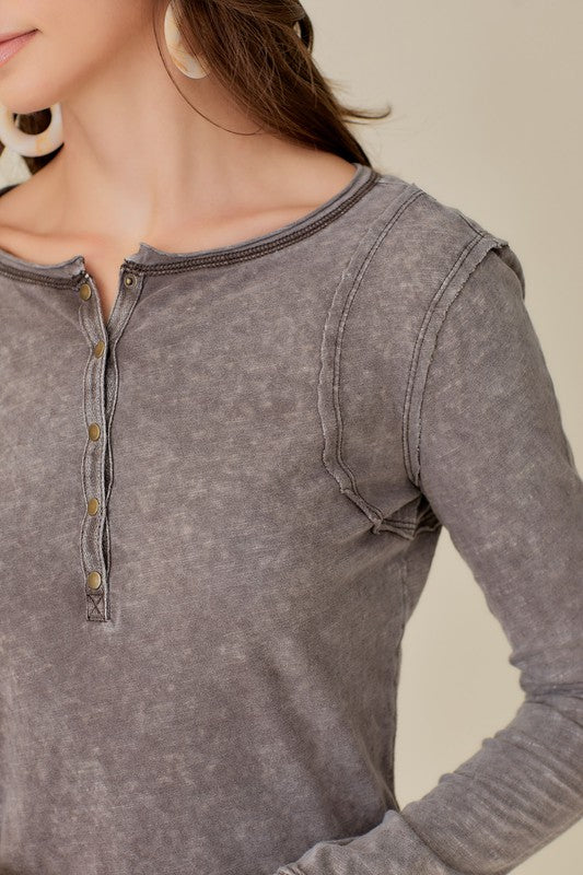 Edgy Raw Detail Top