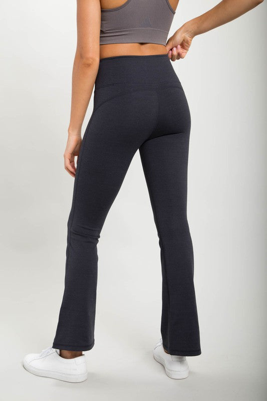 Arlie Flare Swoop Back High-Waisted Leggings