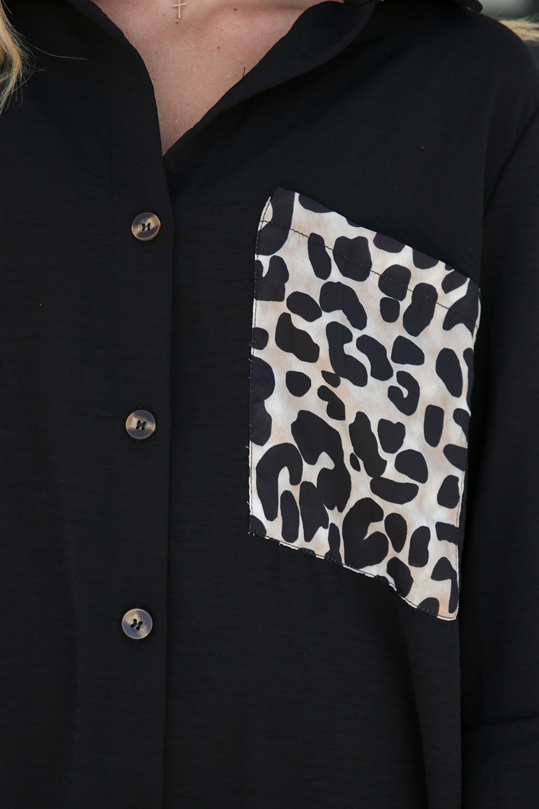 Cheetah Pocket Design Dress