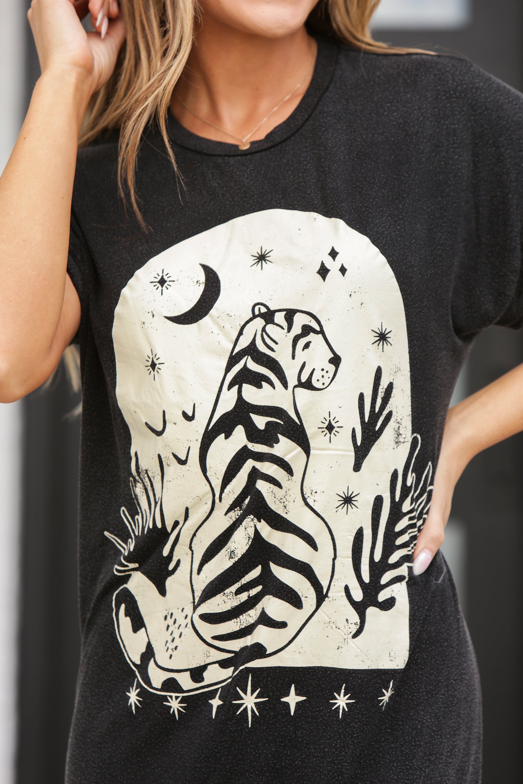 Midnight Tiger Dress – The Obsessions Boutique Midnight Tiger Dress – The Obsessions Boutique