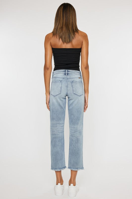 Kancan High Rise Straight Fit Jeans