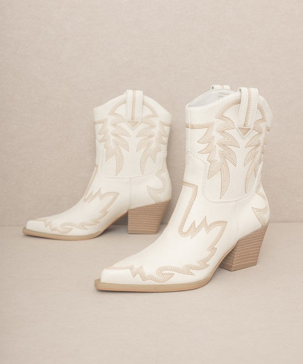 Nathan Embroidered Cowboy Boots