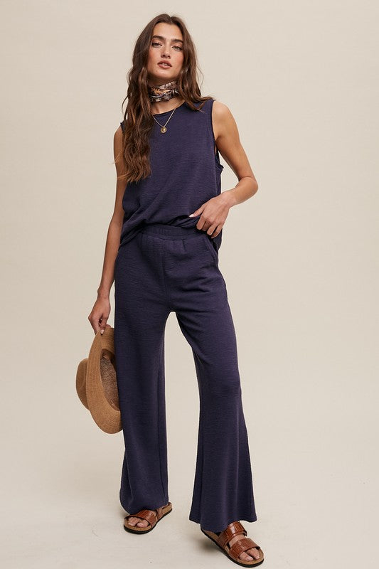 Haley Rae Soft Knit Tank and Sweat Pant Set