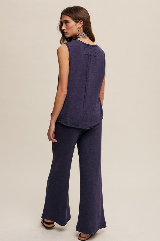 Haley Rae Soft Knit Tank and Sweat Pant Set