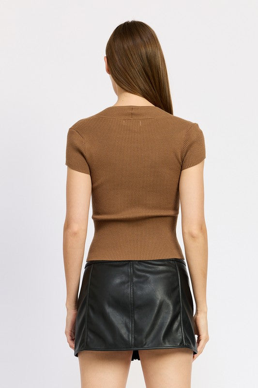 Anna Square Neck Top