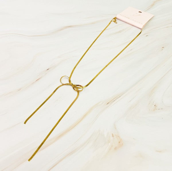 Bow Necklace