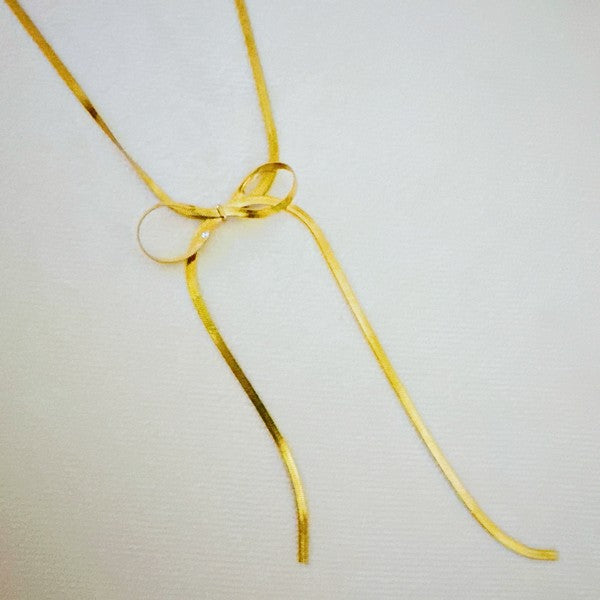 Bow Necklace