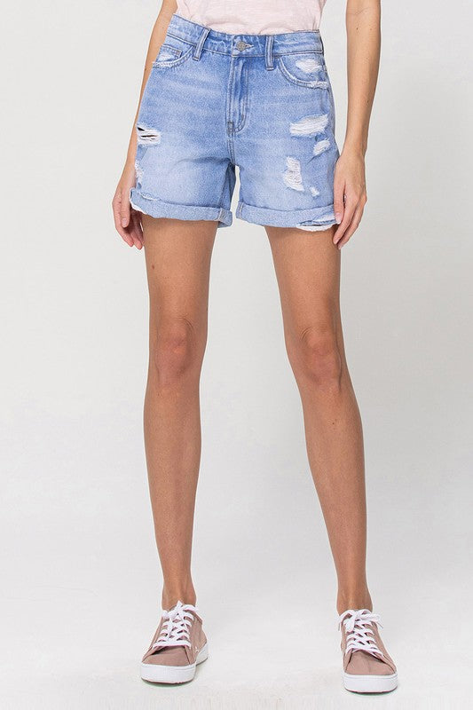 Distressed boyfriend sale shorts