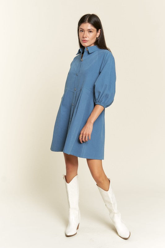 Scarlett Washed Denim Dress