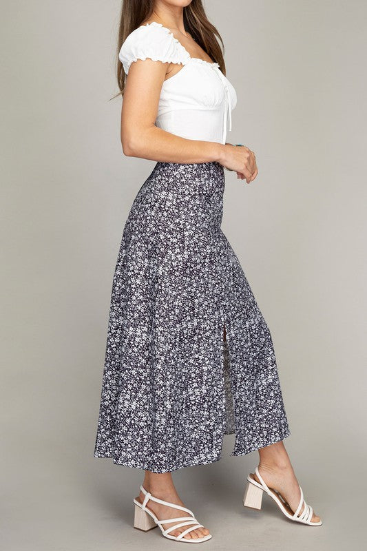 Madeline Floral Midi Skirt