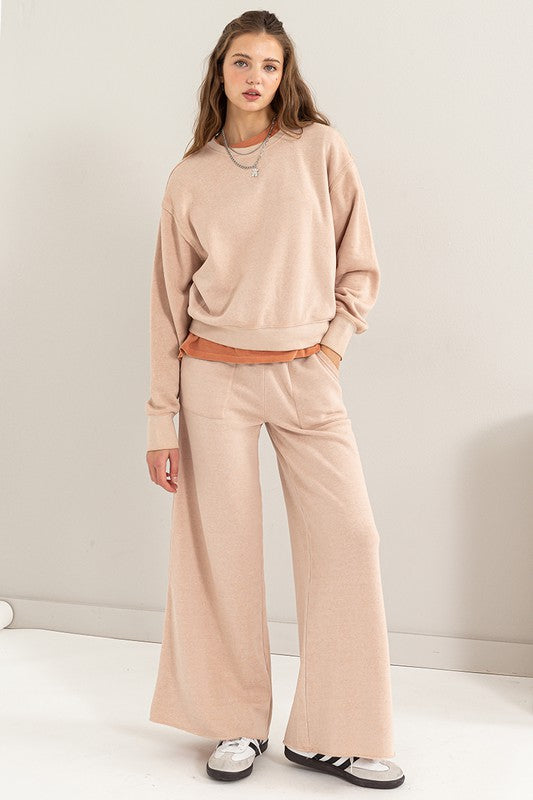 Shyla High Rise Wide Leg Drawstring Pants