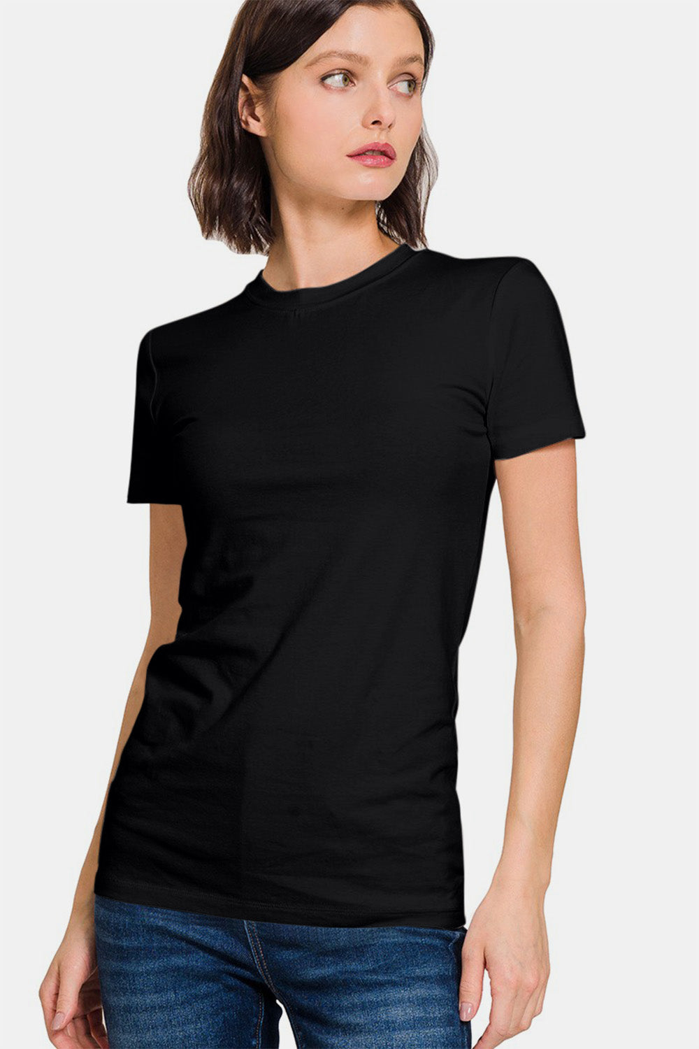 Deanna Crew Neck Short Sleeve T-Shirt