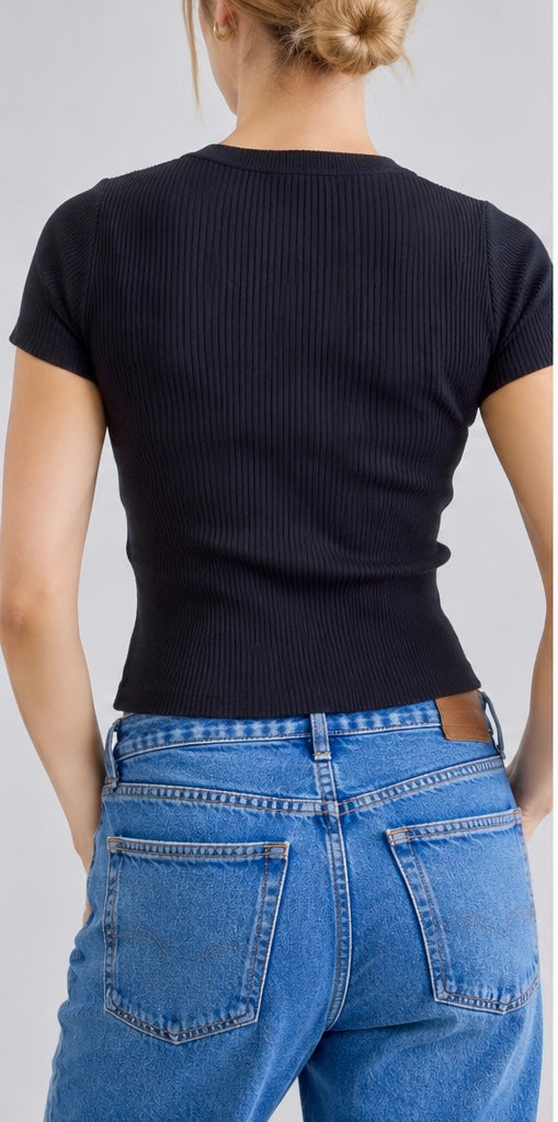 Sloane Ribbed Top