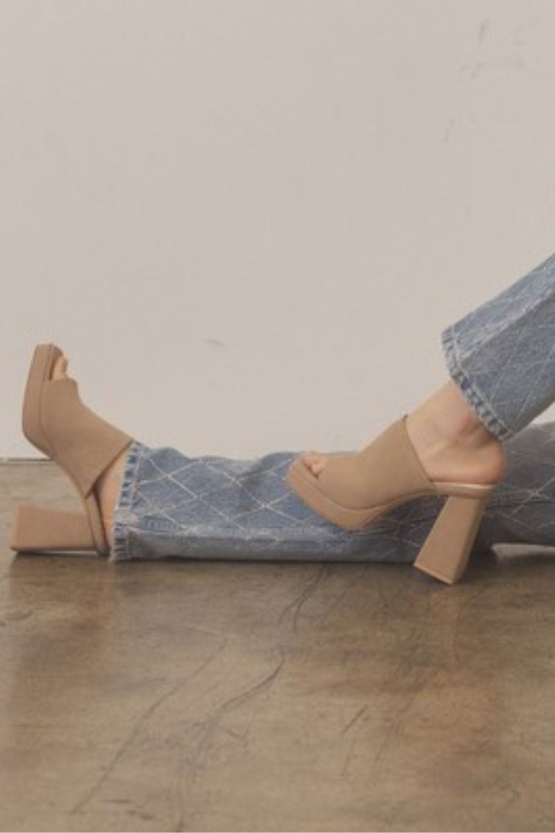 Hayley Slip On Platform Heels