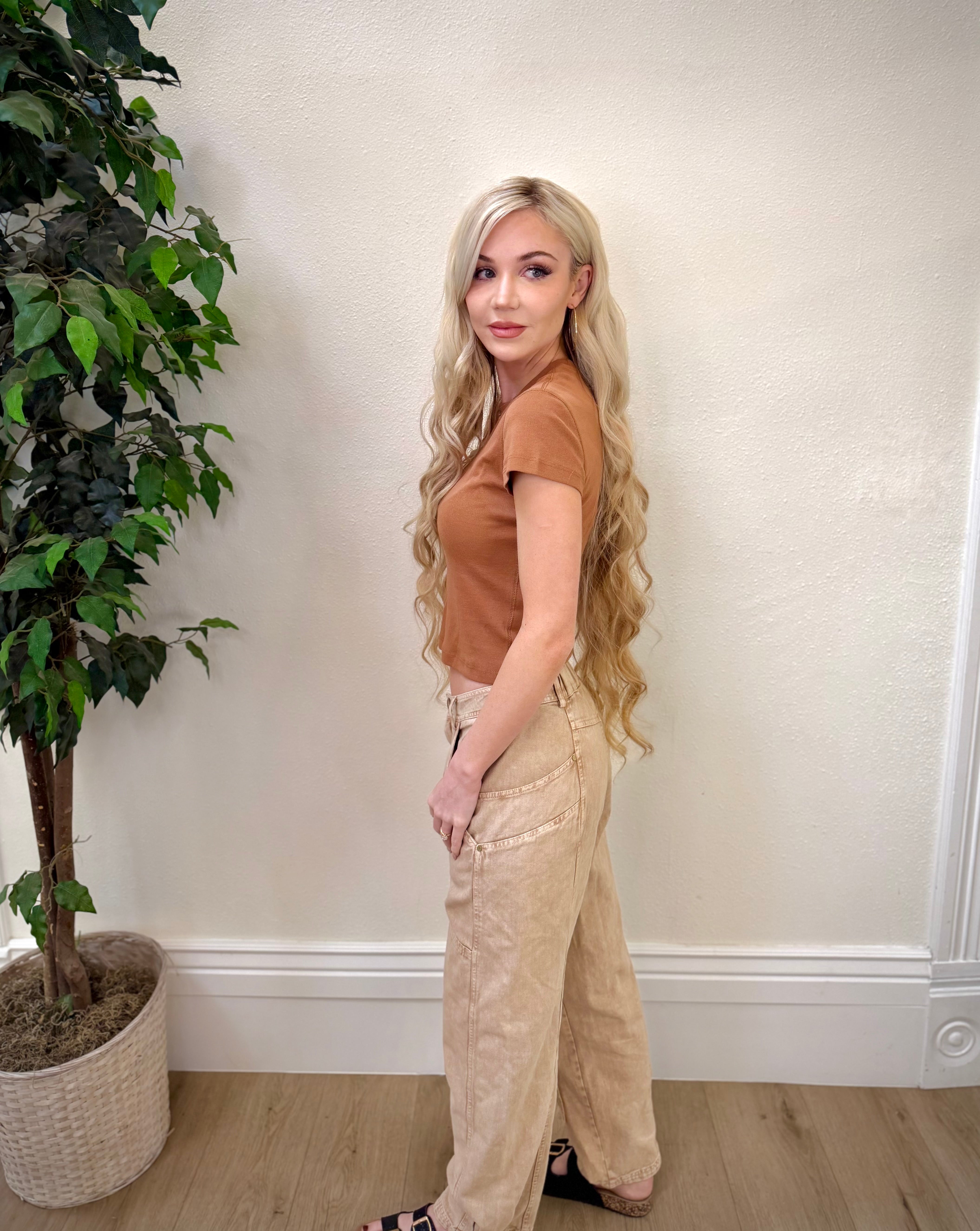 Sedona Mineral Wash Barrel Pants