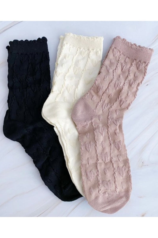 Sweetheart Socks Set Of 3