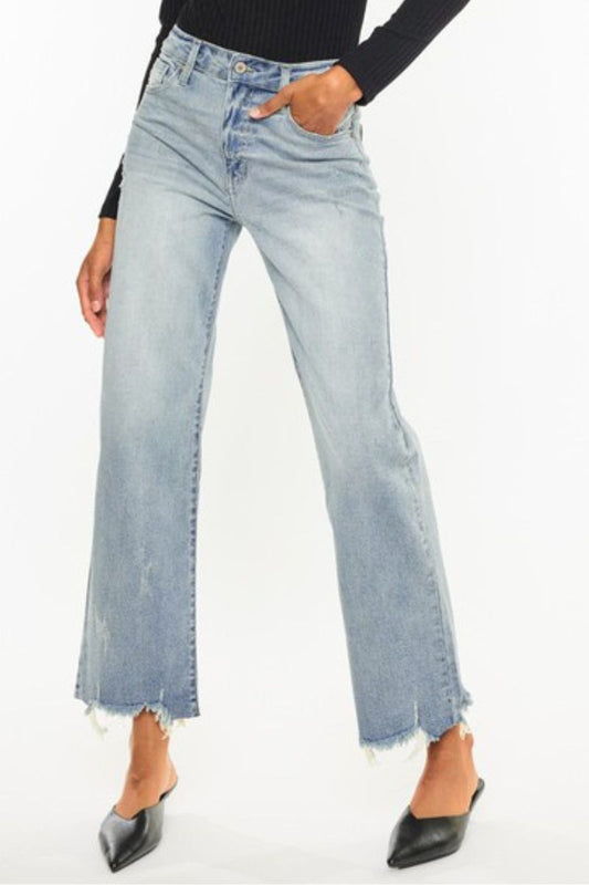 Kancan High Rise Slim Wide Leg