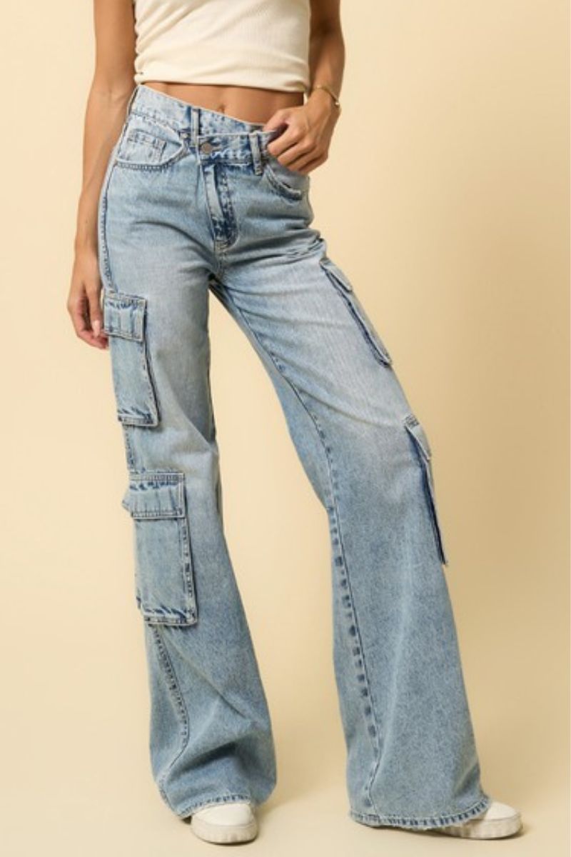 Skyler Crossover Relaxed Cargo Jeans