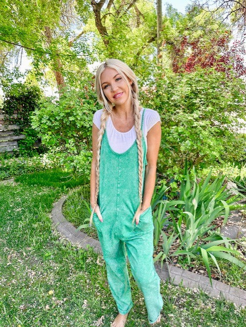 Taylor Acid Wash Jumpsuit