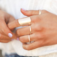 Textured Stackable Rings