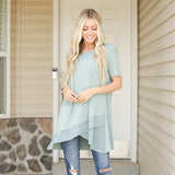 Olivia Overlap Blouse