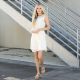 Lace Detail Sleeveless Dress