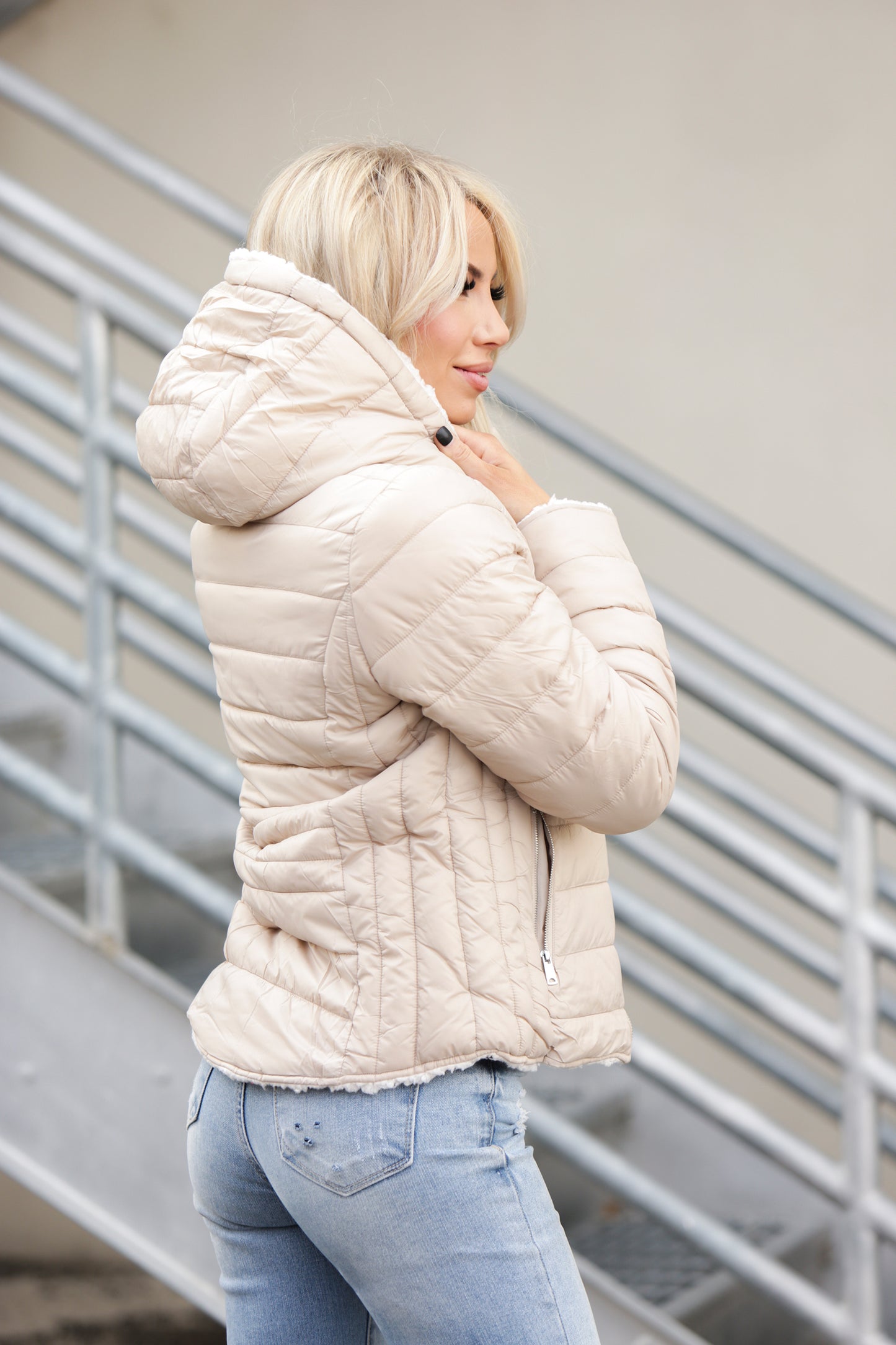 Cold Front Reversible Sherpa Jacket